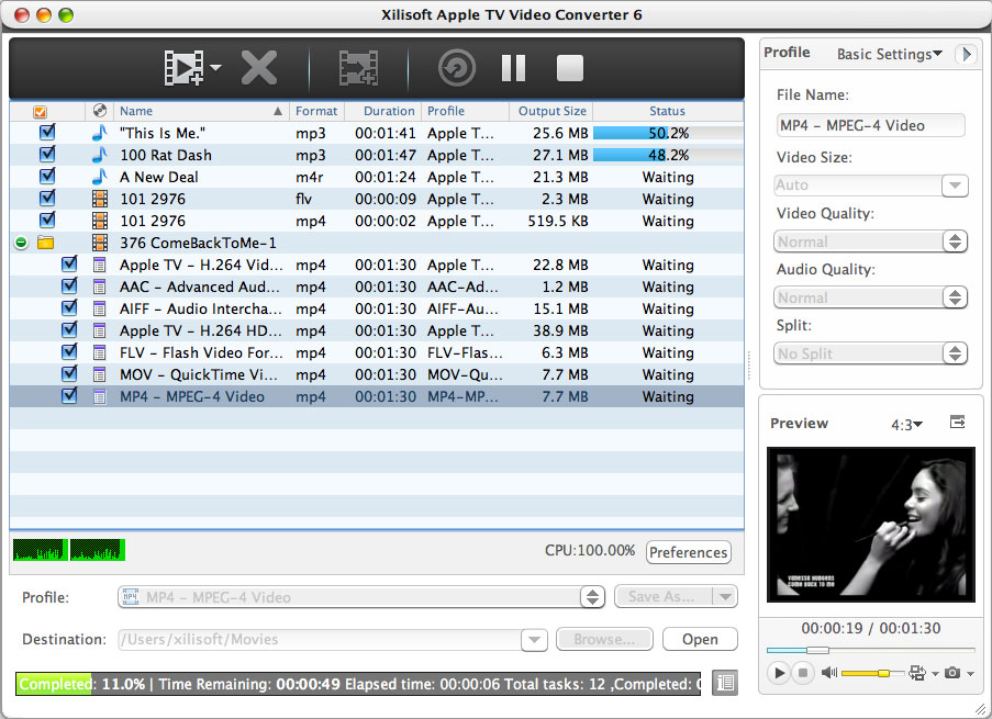 Xilisoft Apple TV Video Converter per Mac