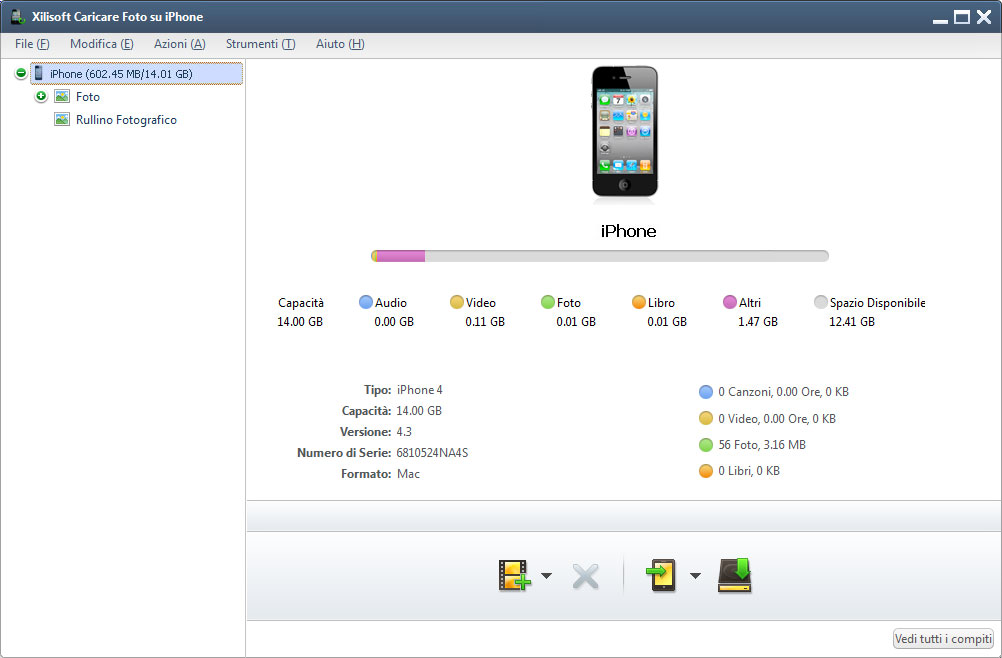 Xilisoft Caricare Foto su iPhone
